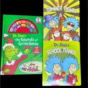 Dr.‎ Seuss Storybook Set: School Things, Summer Things, The Sounds of Grinchmas